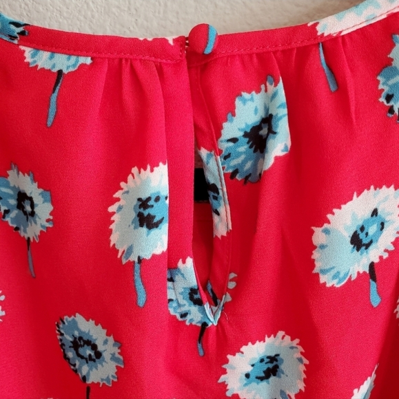 J.Crew Red Dandelion Floral Dress - Picture 9 of 15